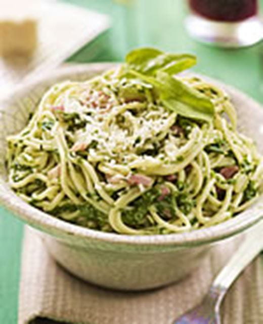 recipe image Spaghetti Spinazie-Carbonara