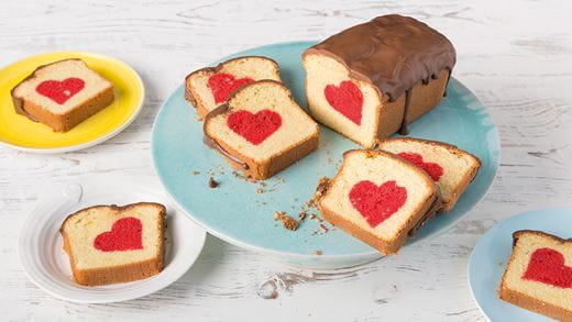recipe image Cake met verborgen hartjes