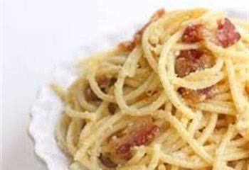recipe image Spaghetti carbonara met room