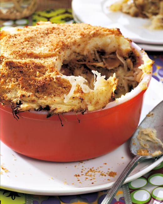 recipe image Jachtschotel met zuurkool