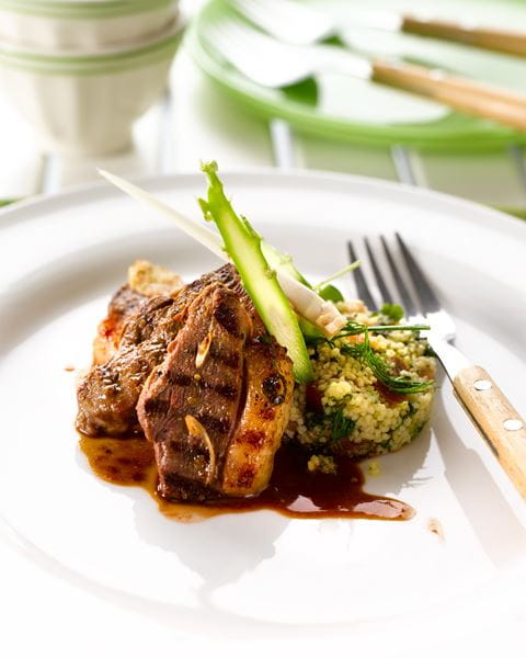 recipe image Eendenborst in Thaise marinade met bulgursalade