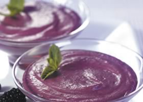 recipe image Mousse van zwarte bessen