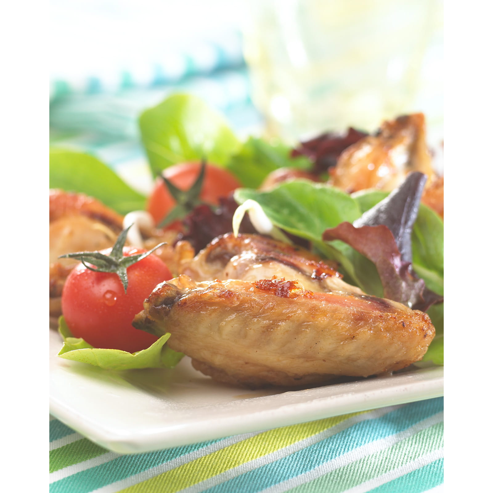 recipe image Kippenvleugels met knoflook en honing