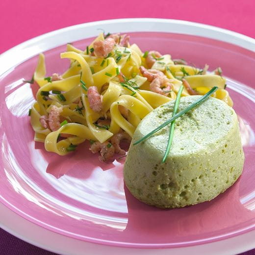 recipe image Broccolitimbaaltjes met garnalenpasta