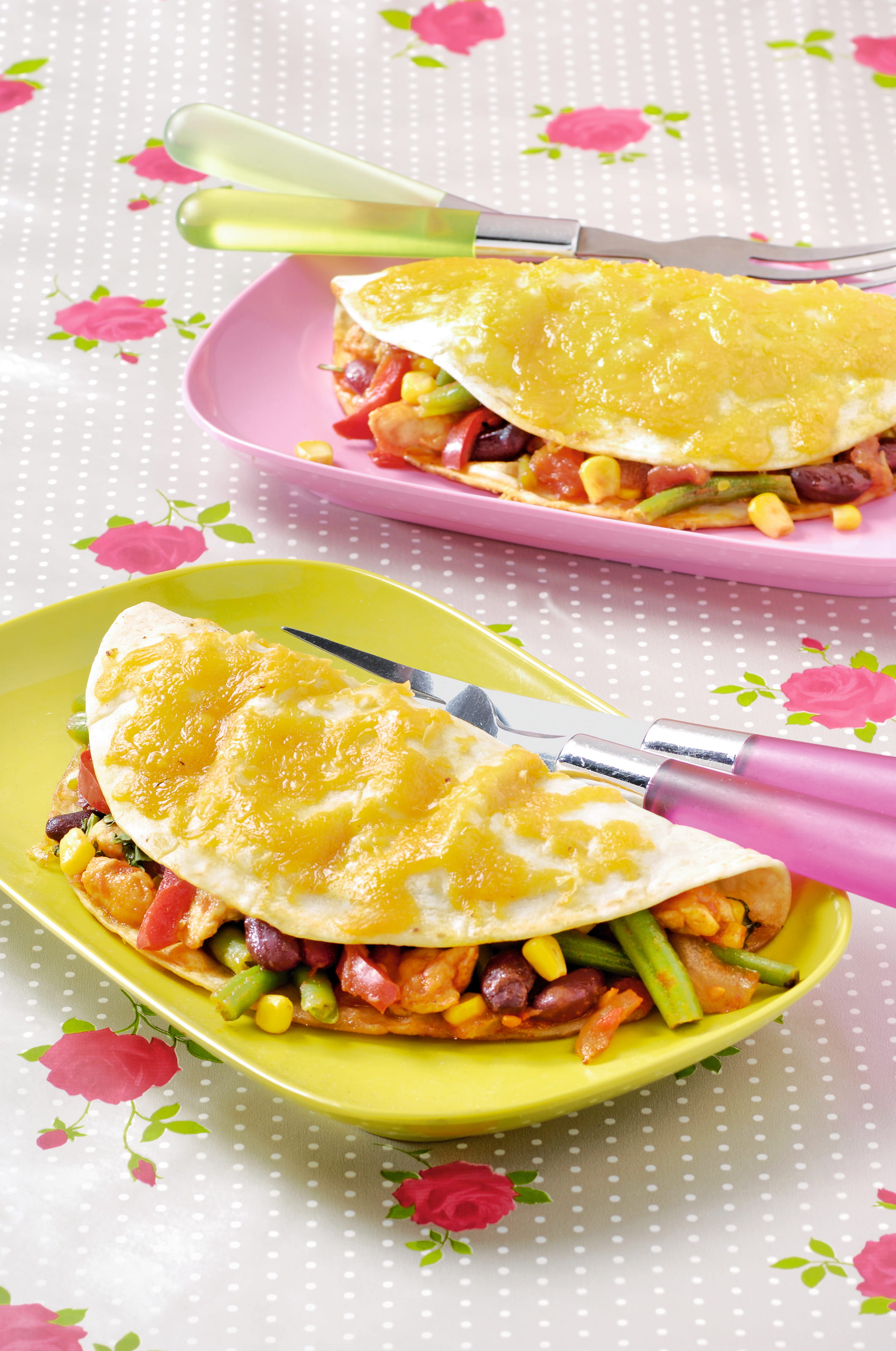 recipe image Mexicaanse kipwrap met maïs en kaas