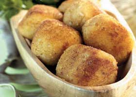 recipe image Kabeljauwballetjes ‘cotonou'