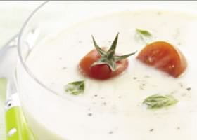 recipe image Koude groentensoep met basilicum