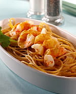 recipe image Scampi's met pikante saus