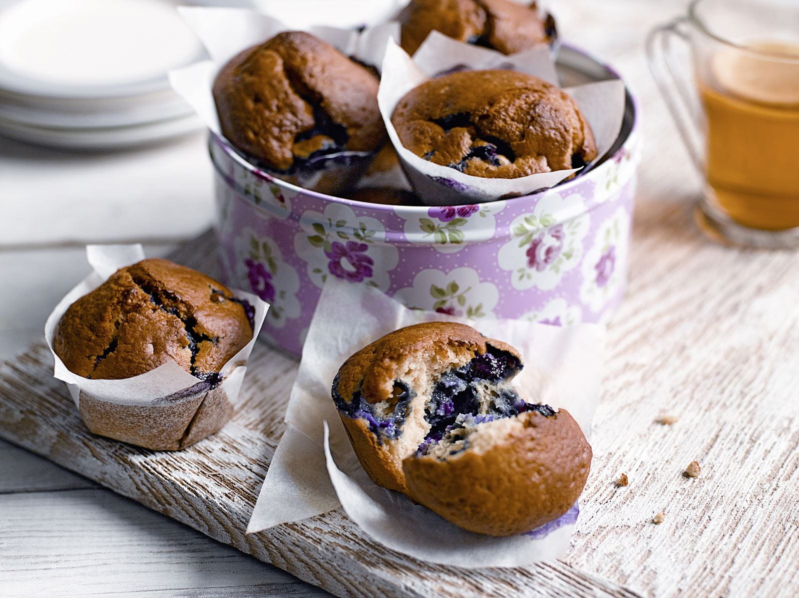 recipe image Bosbessenmuffins