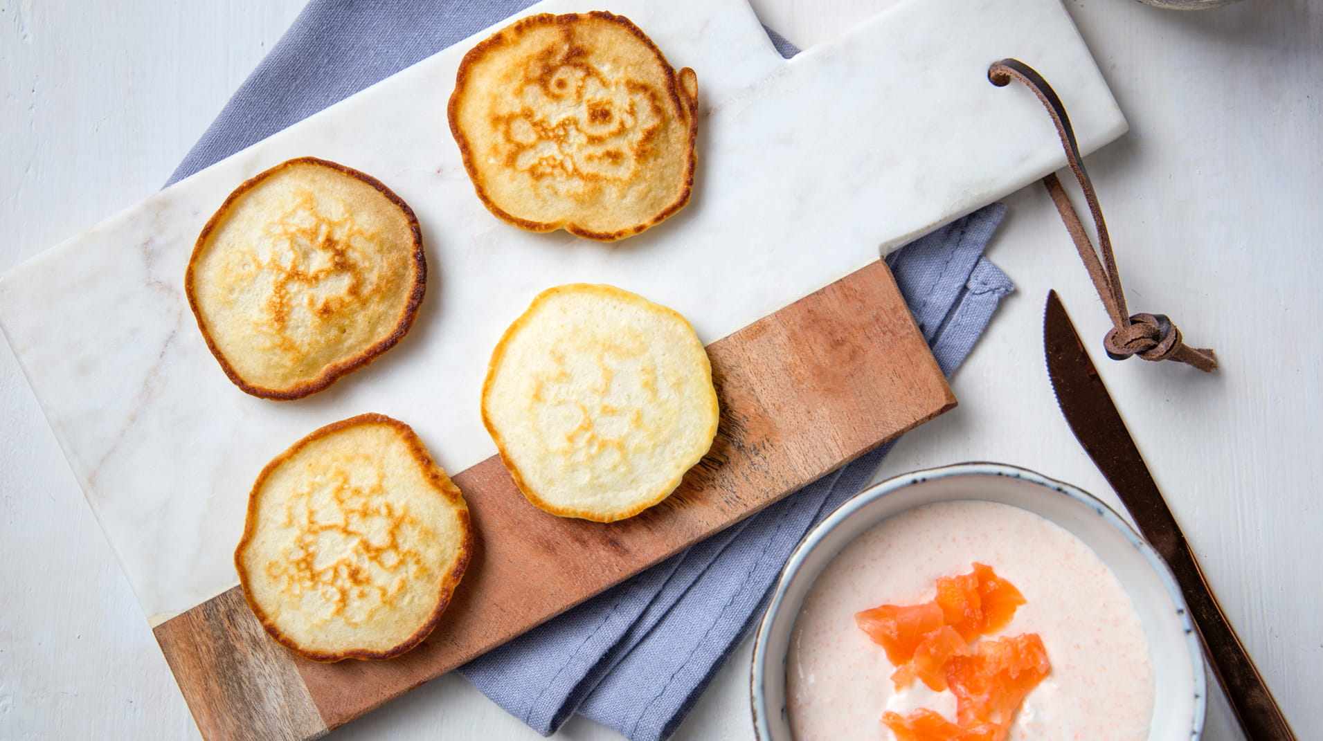 recipe image Blini’s met zalmpaté