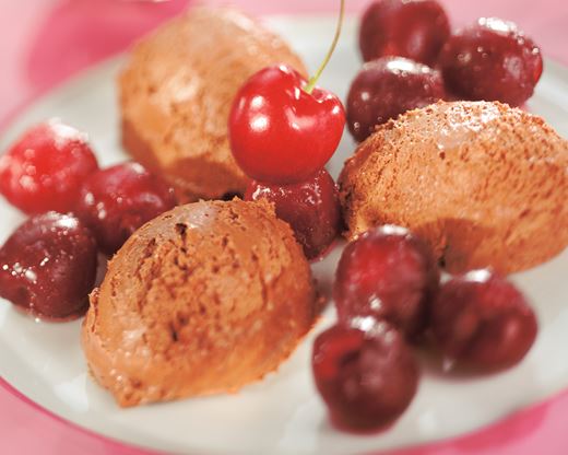 recipe image Chocolademousse met kersen