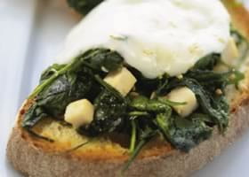 recipe image Spinazietoast met kip en mozzarella