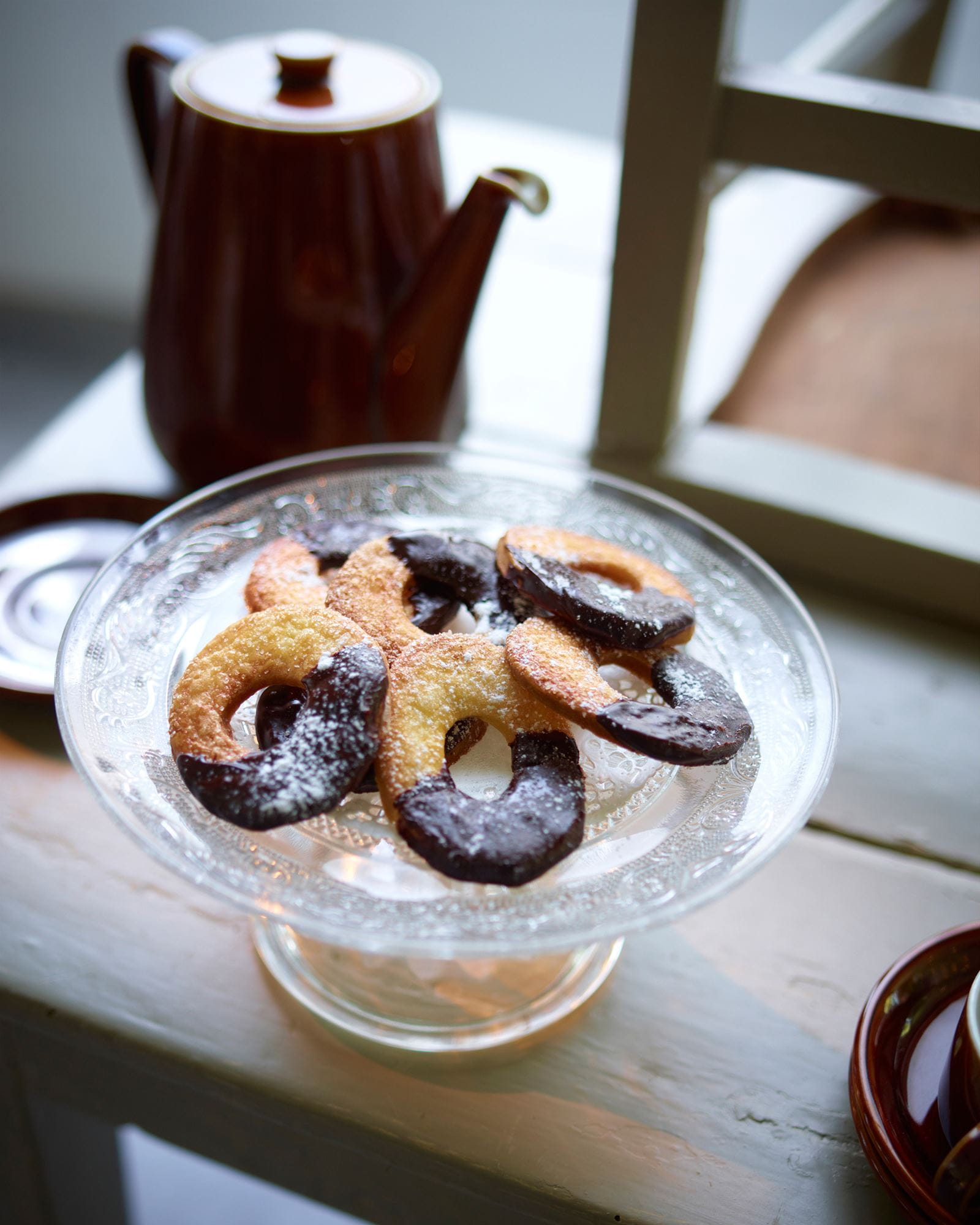 recipe image Zandkoekjes met chocolade