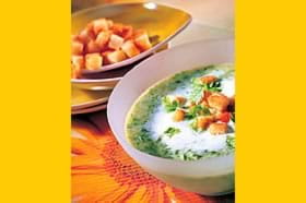 recipe image Spinazieroomsoep met croutons
