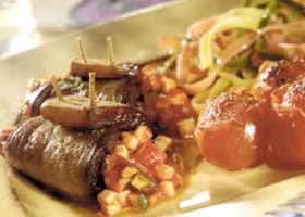 recipe image Auberginerolletjes