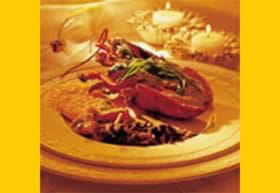 recipe image Kreeft met cantharellen en parmezaan