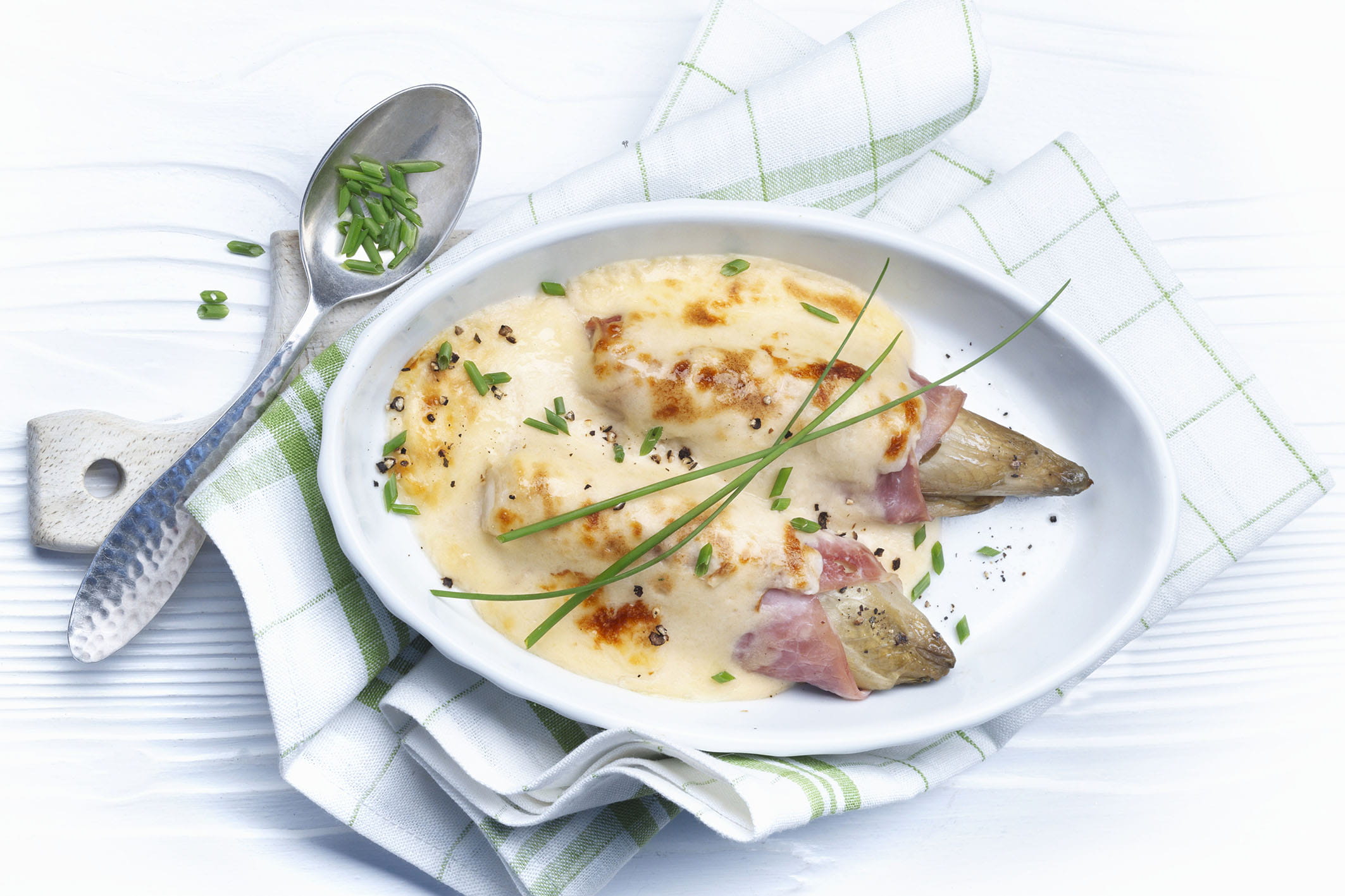 recipe image Witloof met ham in de oven