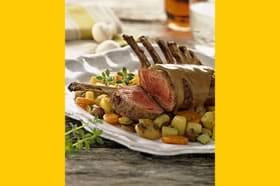 recipe image Lamskroontje met lentegroenten