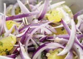 recipe image Rode uiensalade met citroen