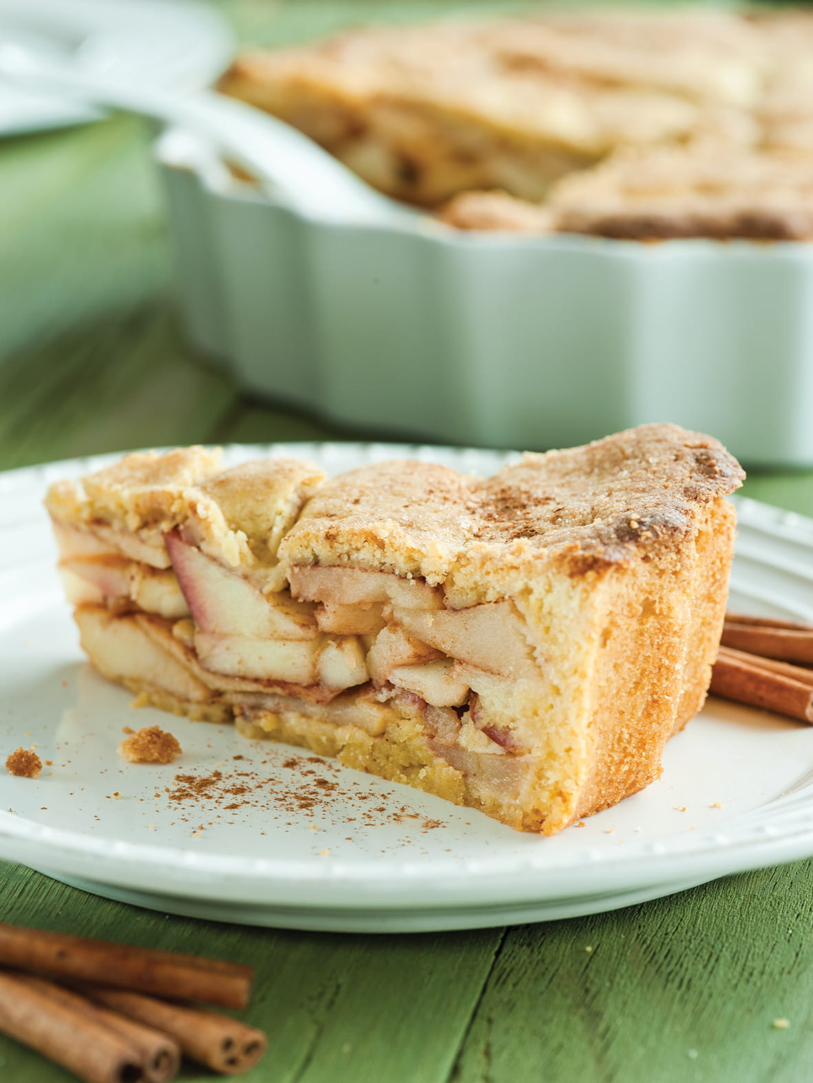 recipe image Appeltaart met kaneel