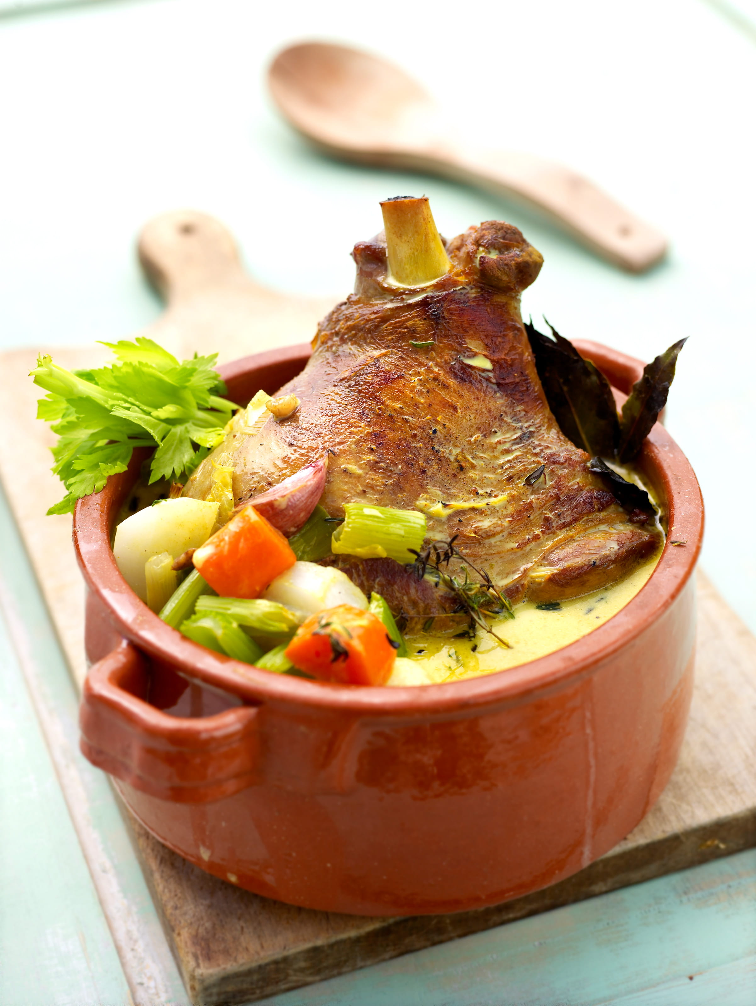 recipe image Stoverij van lamsbout met curry