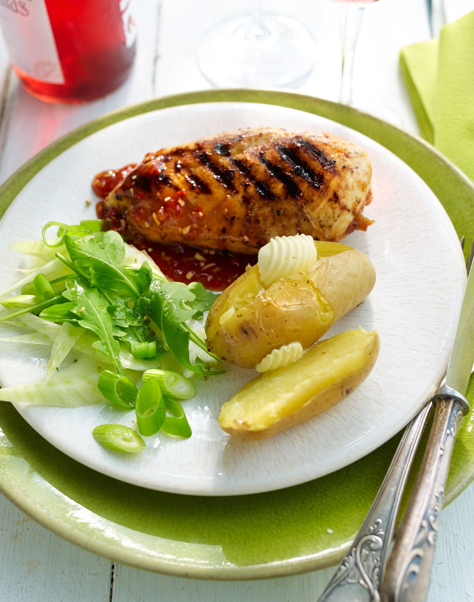 recipe image Gegrilde kipfilet met honing