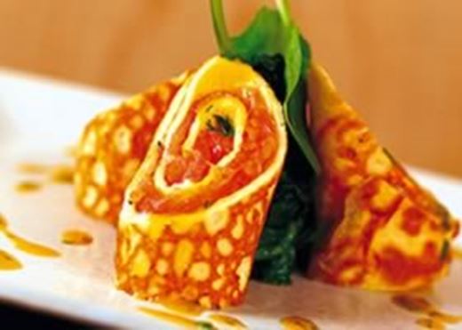 recipe image Kerstomelet met mosterdboter