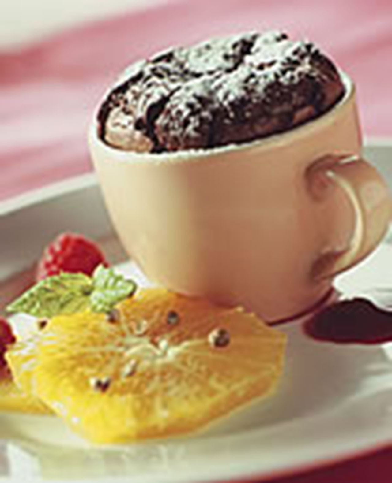 recipe image Chocolademoelleux met sinaasappel