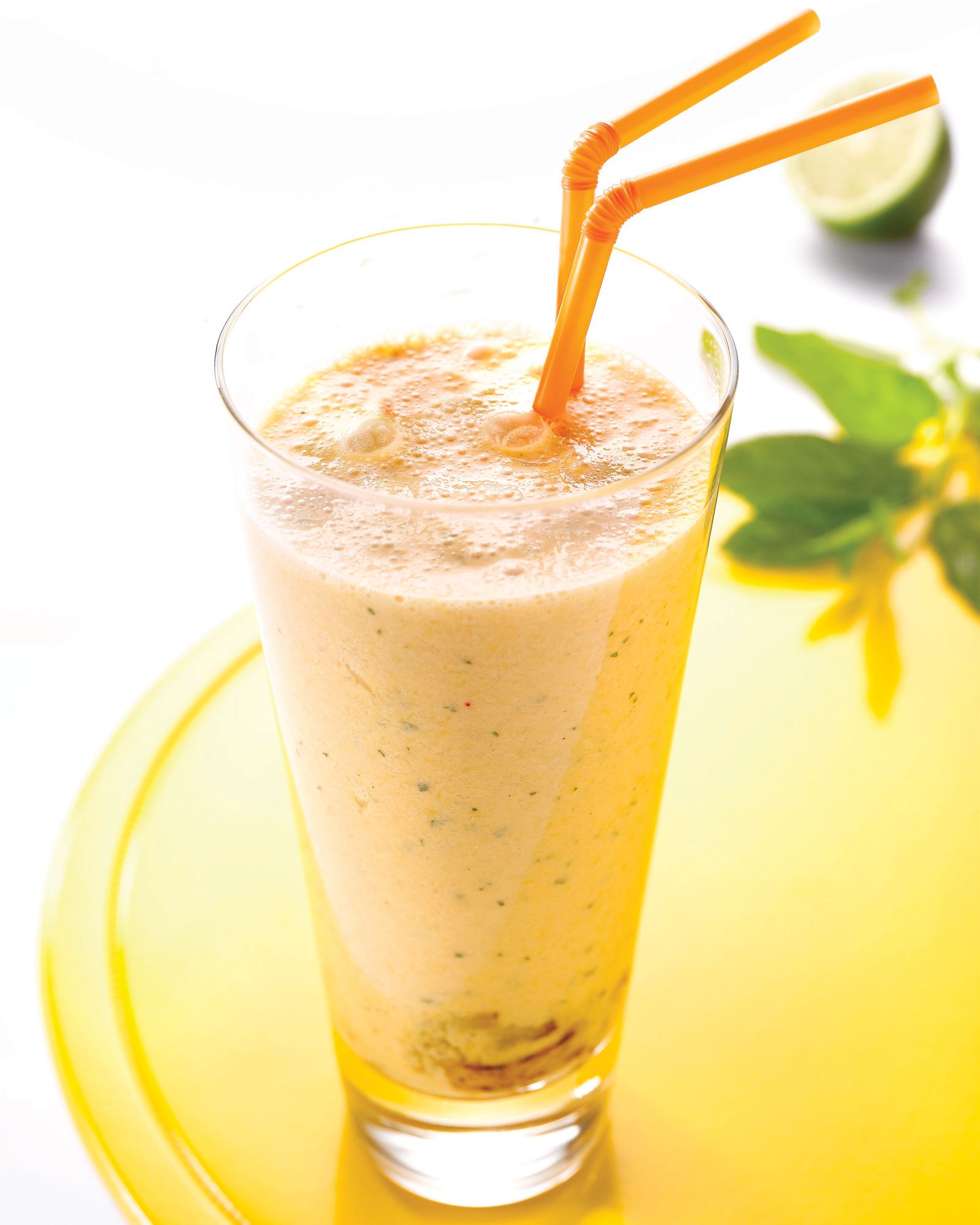 recipe image Milkshake van citrusvruchten en munt
