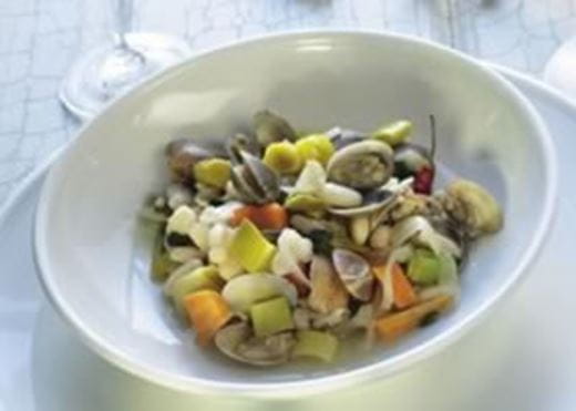 recipe image Tapijtschelpen met witte bonen