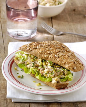 recipe image Meergranenbroodje met makreelpasta