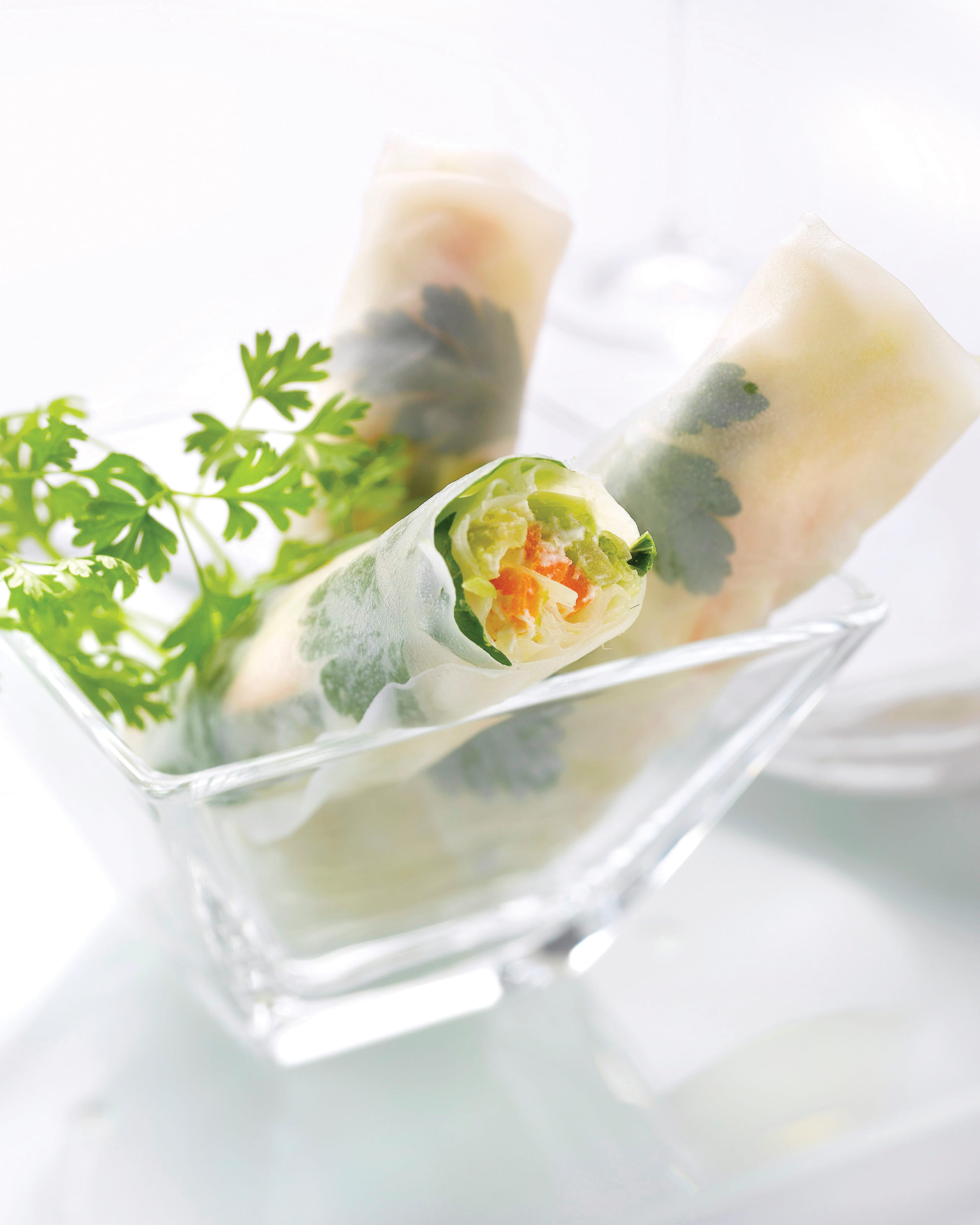 recipe image Groenteloempia met verse geitenkaas