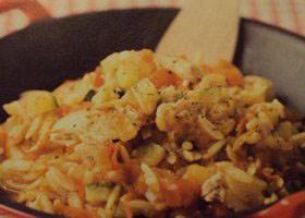 recipe image Kip met Griekse pasta
