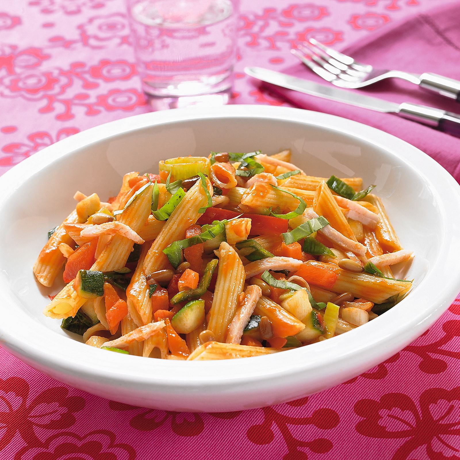 recipe image Penne met roerbakgroenten