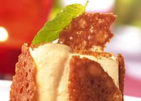 recipe image Bavarois van speculaas met boterkletskoppen, koffie met rum