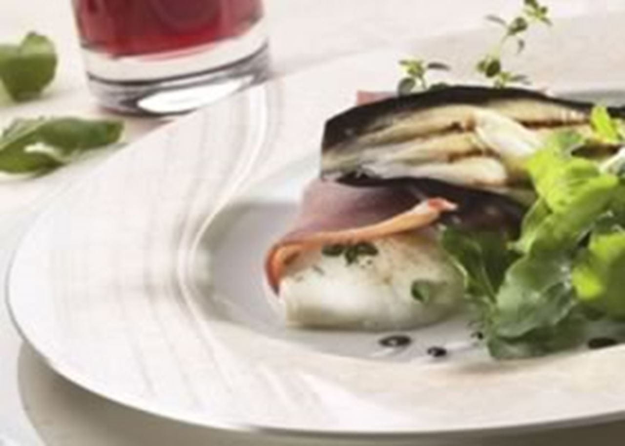 recipe image Mozzarella met ham en gegrilde aubergines