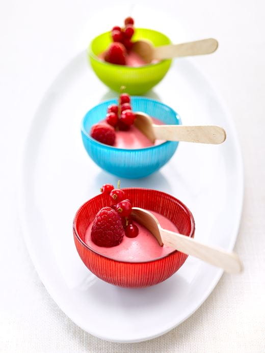 recipe image Crème van rood fruit