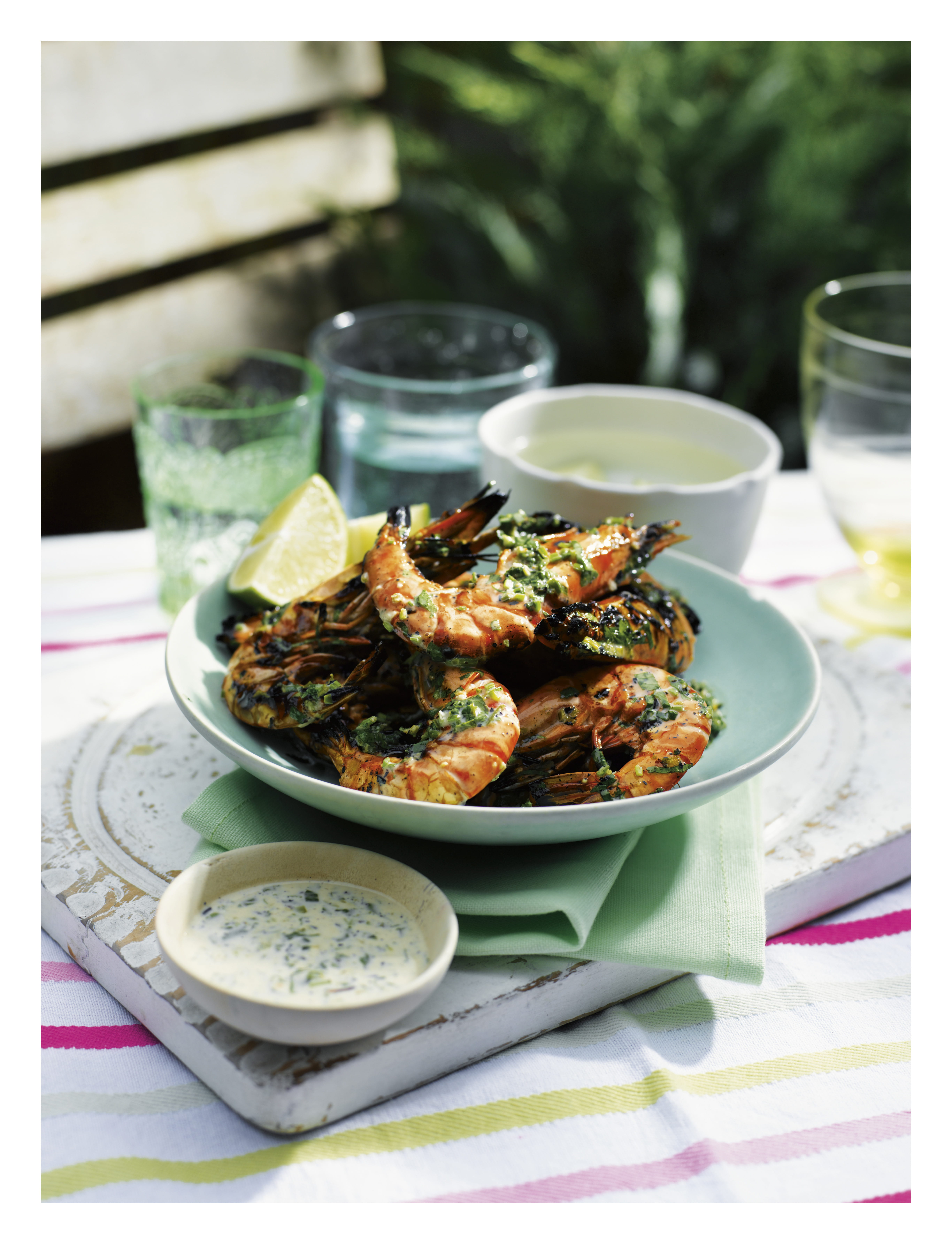 recipe image Tijgergarnalen met een limoendressing