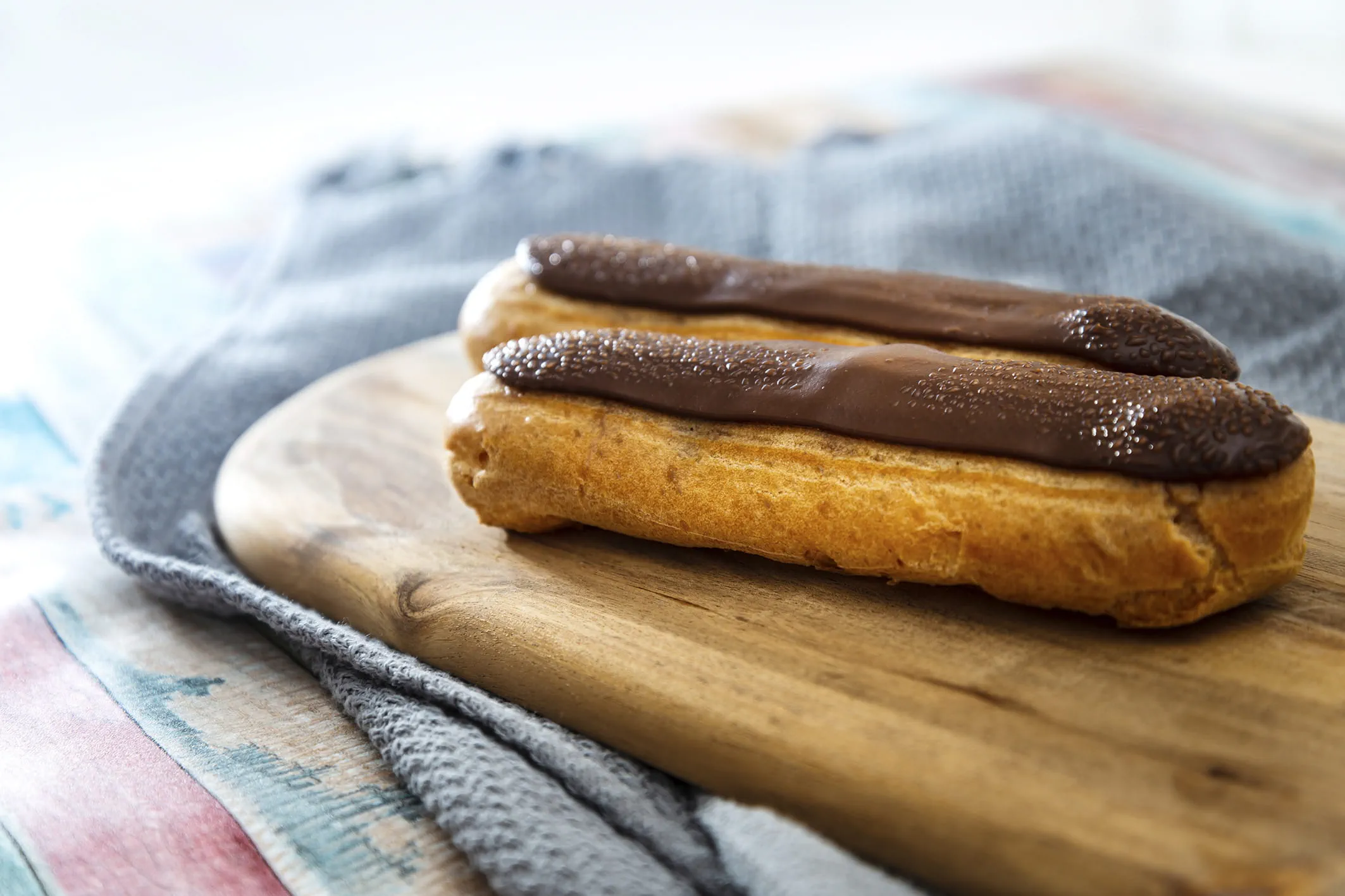 recipe image Eclairs met banketbakkersroom en ganache