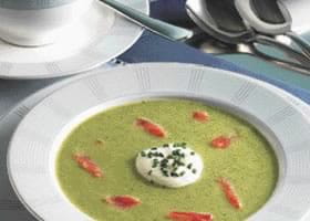 recipe image Broccolisoepje met zalm