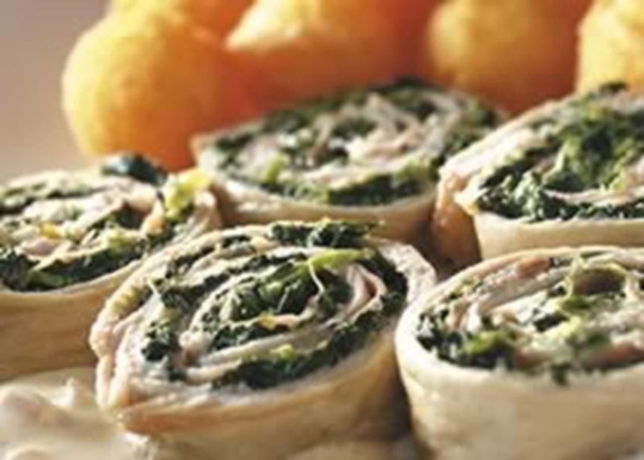 recipe image Kalfsrollade met spinazie