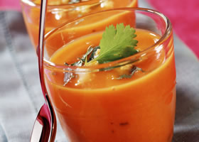 recipe image Gazpacho van paprika en tomaat
