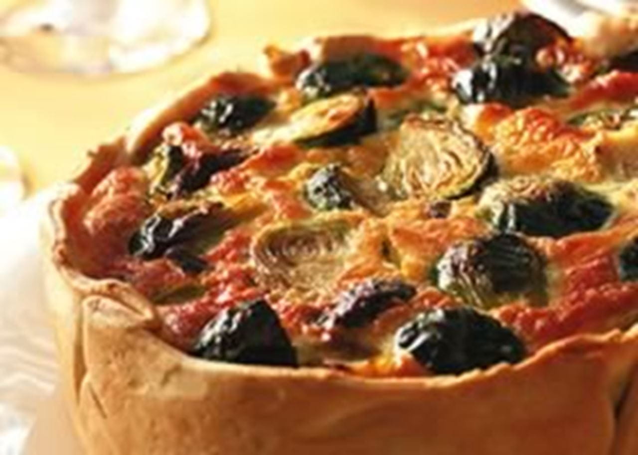 recipe image Quiche van spruitjes en haas