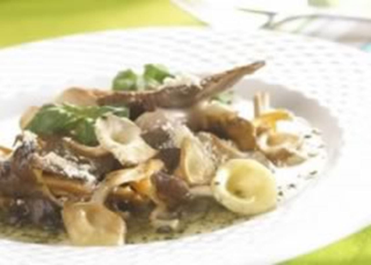 recipe image Gebakken champignons met pesto