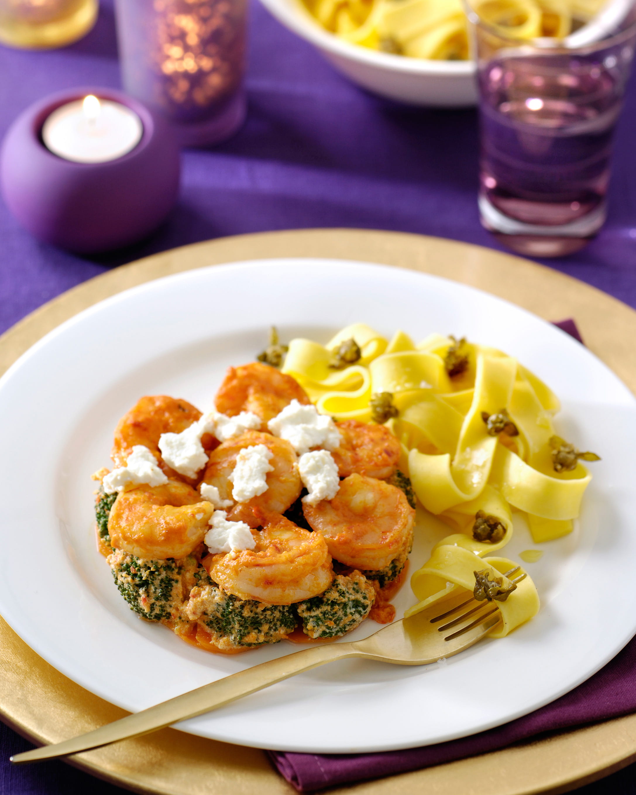 recipe image Hartig taartje van garnalen, ricotta en broccoli