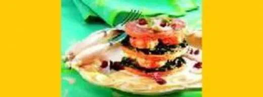 recipe image Scampi en spinazie in bladerdeeg