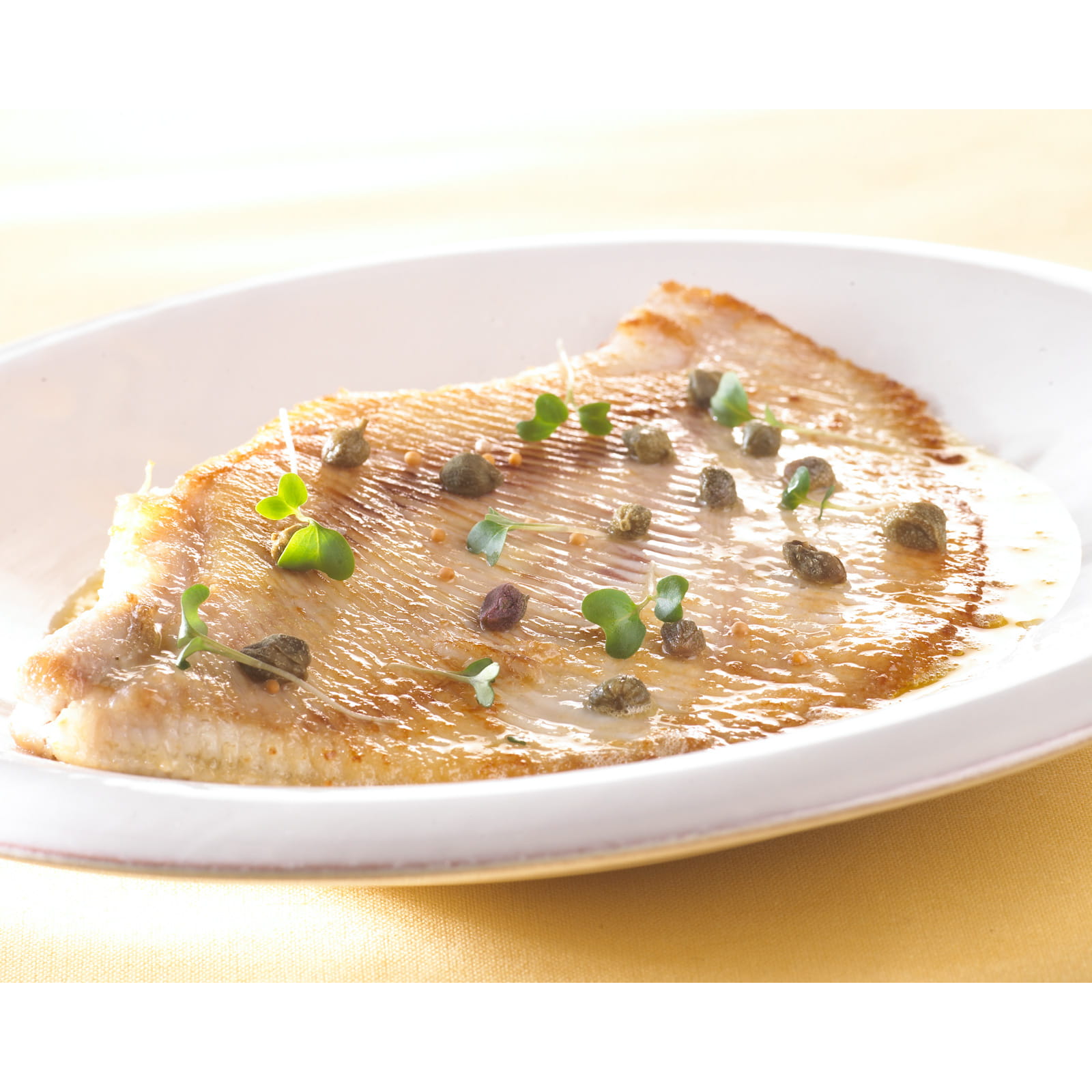 recipe image Rog met kappertjes