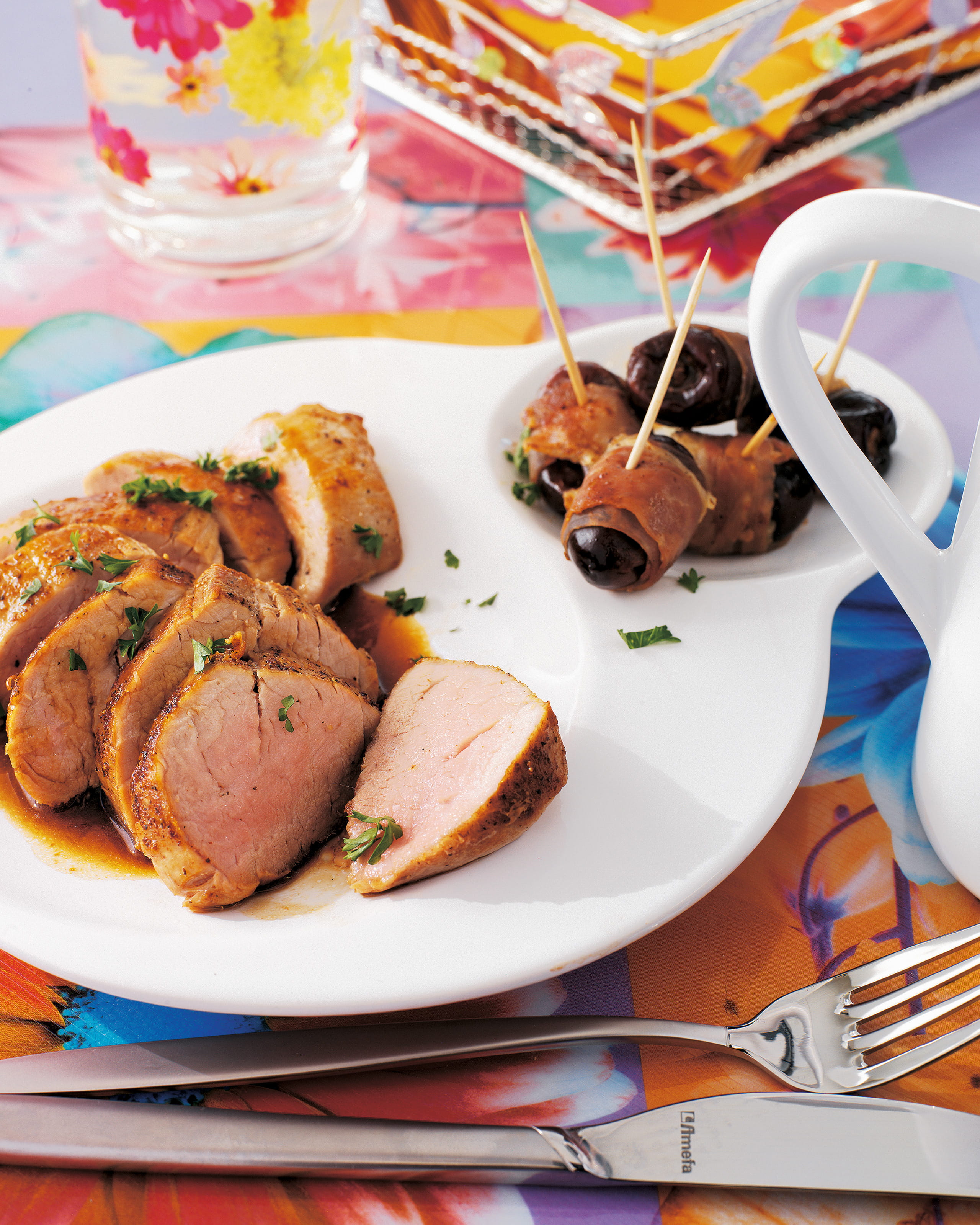 recipe image Varkenshaas met gebakken dadels