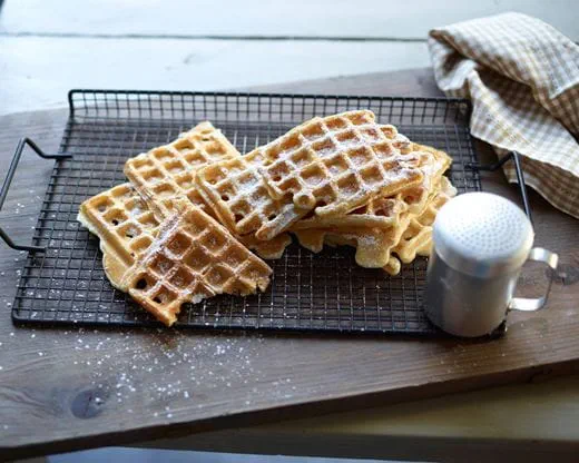 recipe image Zachte vanille wafels