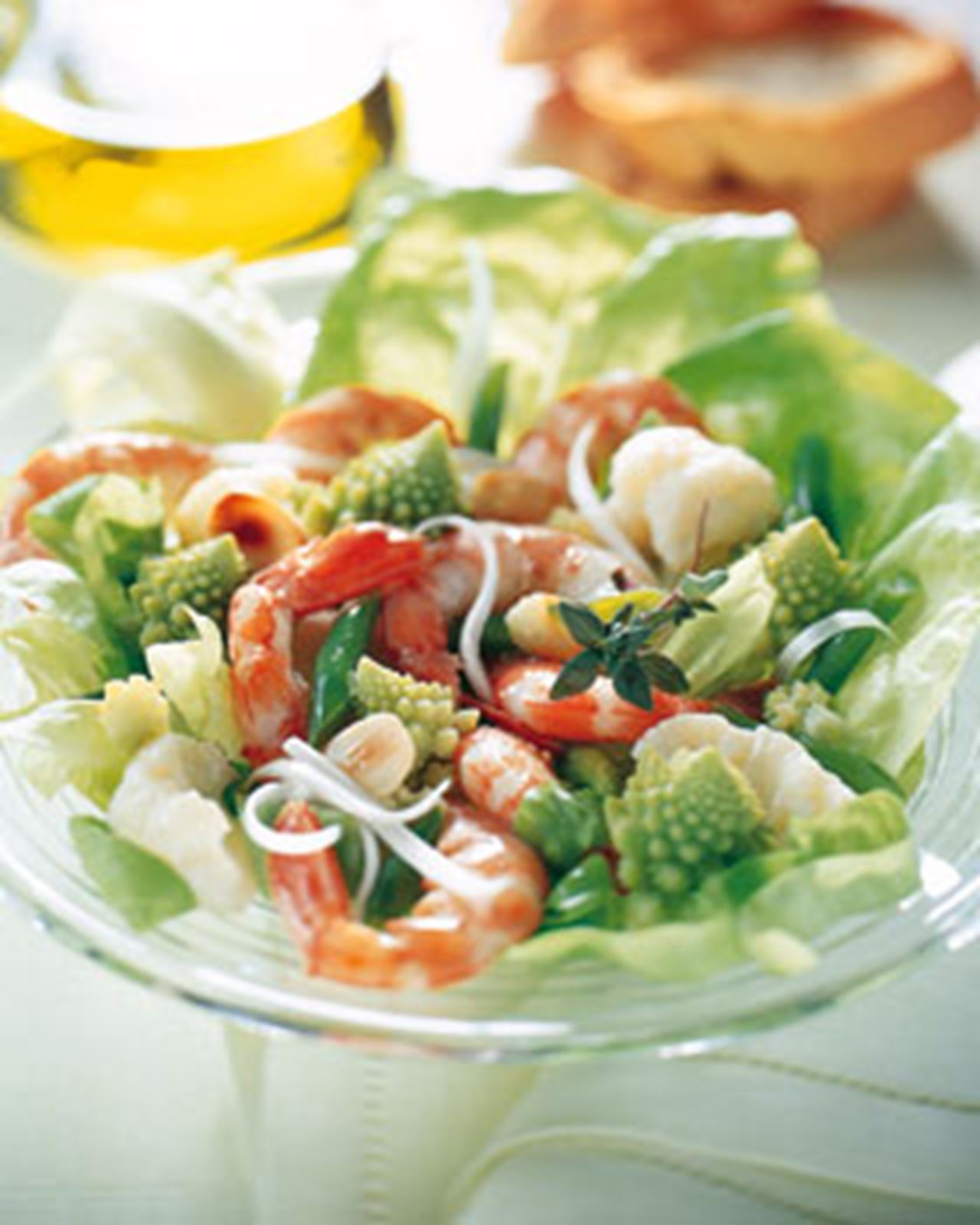 recipe image Bloemkoolsalade met scampi's